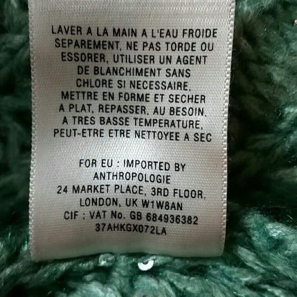 Anthropologie Knitted & Knotted Green Sweater - Picture 5 of 5